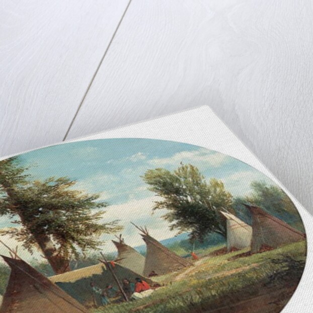 Assiniboin Camp by John Mix Stanley