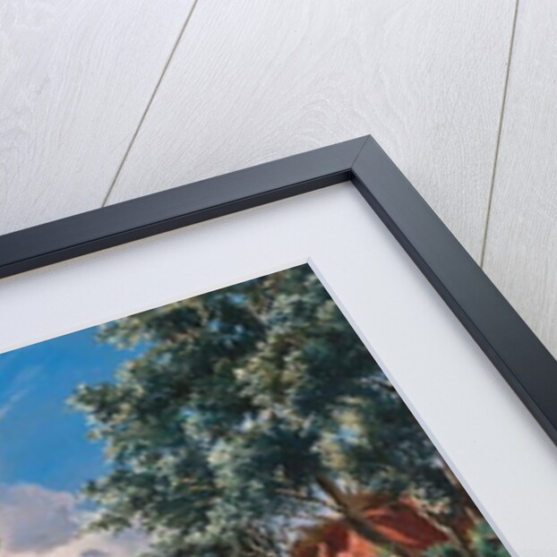 Frances Kennedy Schultze painting under a pergola, Algiers, 1843 by Frances Kennedy Schultze