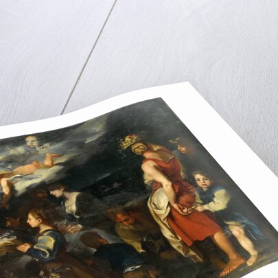 Adoration of the Child with Saint Luke, c.1700 by Carlo Donelli