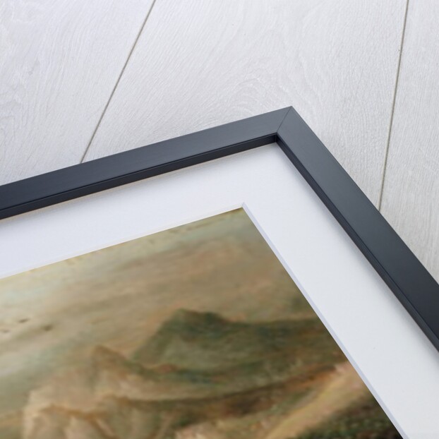 Extensive mountainous landscape by Hans Bol
