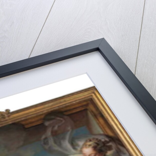 Painting Awakening Sleeping Genius by Charles Antoine Coypel