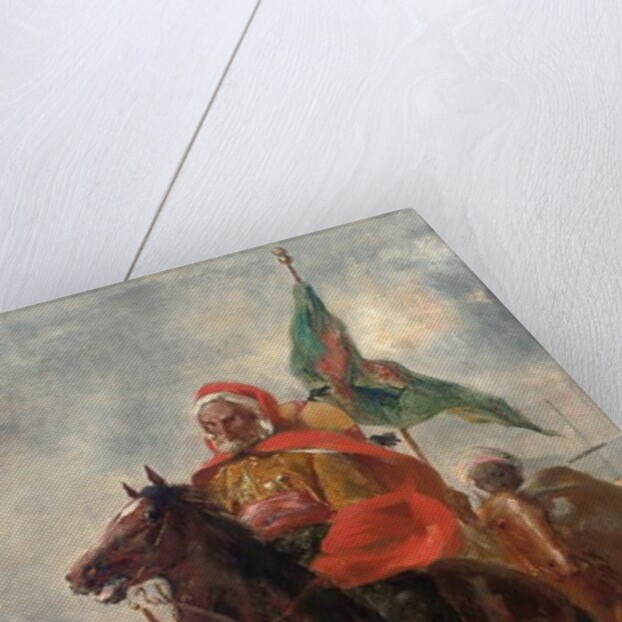 An Orientalist chieftain on horseback, 1863 by Eugene Fromentin