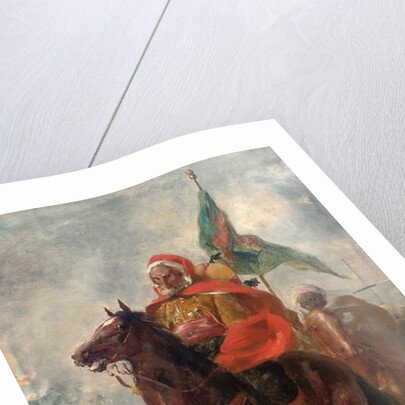 An Orientalist chieftain on horseback, 1863 by Eugene Fromentin