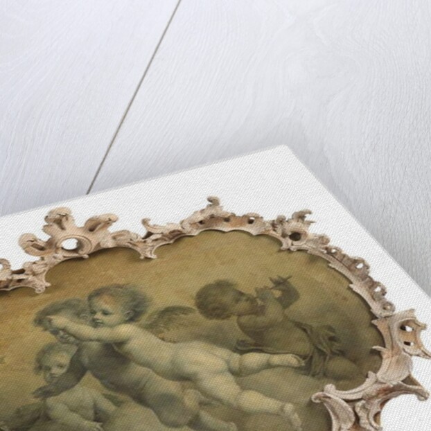 Putti disporting by Francois (circle of) Boucher