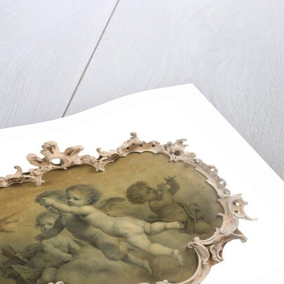 Putti disporting by Francois (circle of) Boucher