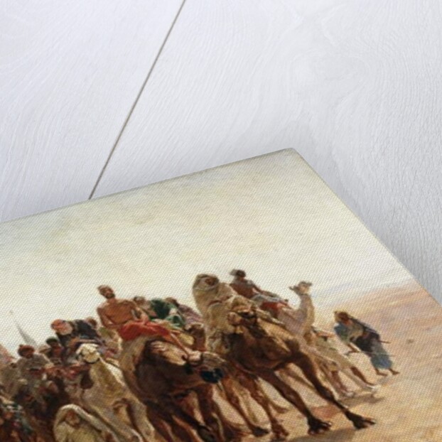 Pilgrims Going to Mecca; Pelerins allant a la Mecque, 1890 by Louis Comfort Tiffany