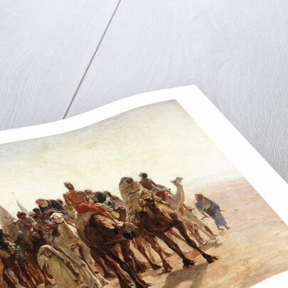 Pilgrims Going to Mecca; Pelerins allant a la Mecque, 1890 by Louis Comfort Tiffany