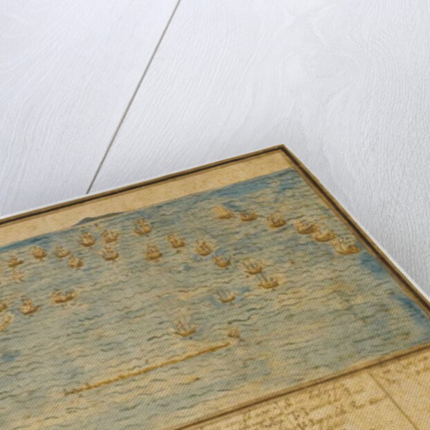 A topographical depiction of the Battle of Leghorn, c.1653 by Alfonso the Younger Parigi