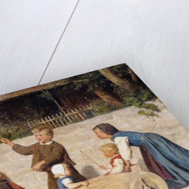 Kindergespann, 1868 by Albert Anker