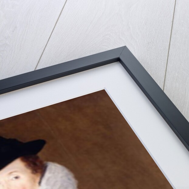 Portrait of Sir Charles Cornwallis, in a Fur Trimmed Black Cloak, White Doublet and Brown, Gold Embroidered Waistcoat, by Robert the Elder Peake