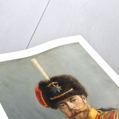 Study for a Portrait of Emperor Nicholas II, Chief of the Guard Hussar Regiment, c.1908 by Alexander Vladimirovich Makovsky