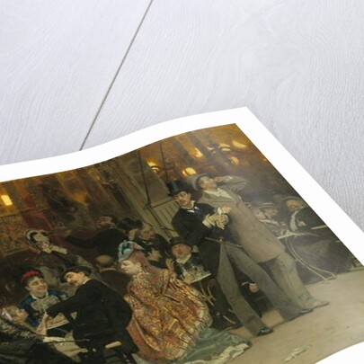 A Parisian Cafe, 1875 by Ilya Efimovich Repin