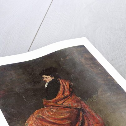 Study for 'A Parisian Cafe': A Woman Seated, 1874 by Ilya Efimovich Repin