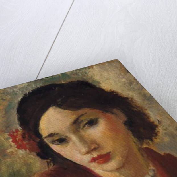 An Elegant Lady with a Pearl Necklace by Vera Rockline