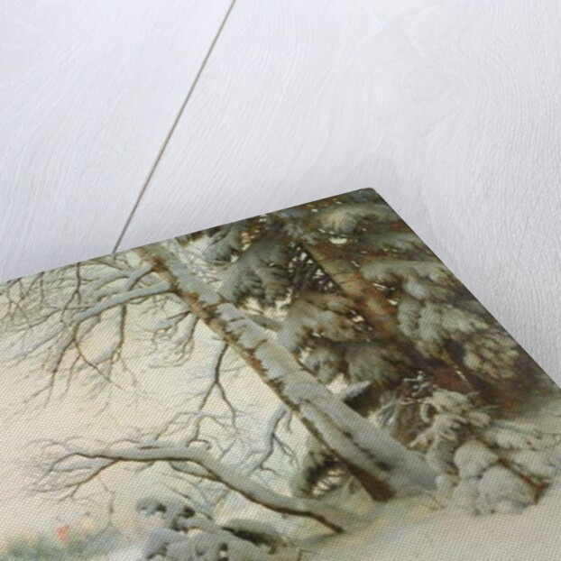 A Winter Morning, 1901 by Gavril Pavlovich Kondratenko