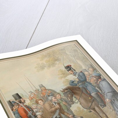 Russian Cossacks and a Supplicant by Georg Emanuel Opitz