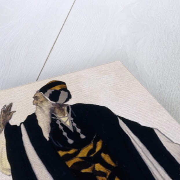 Costume design for a Jewish Elder for the drama 'Judith', 1922 by Leon Bakst