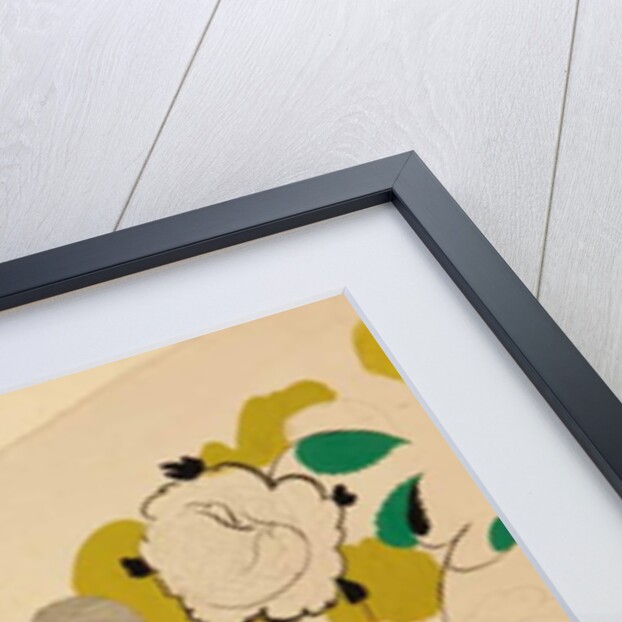 Textile design with roses, by Sergei Vasil'evich Chekhonin