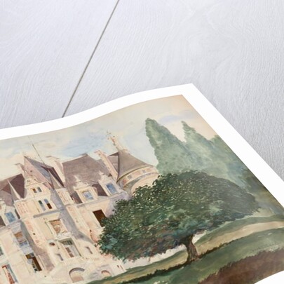 Chateau de la Roche Bagnoles, Normandy, 1935 by Sergei Vasil'evich Chekhonin