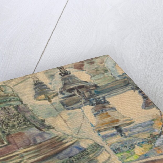 View from the Belfry of the Savino-Storozhevsky Cathedral, Close to Zvenigorod, 1891 by Maria Yakunchikova