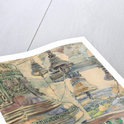 View from the Belfry of the Savino-Storozhevsky Cathedral, Close to Zvenigorod, 1891 by Maria Yakunchikova