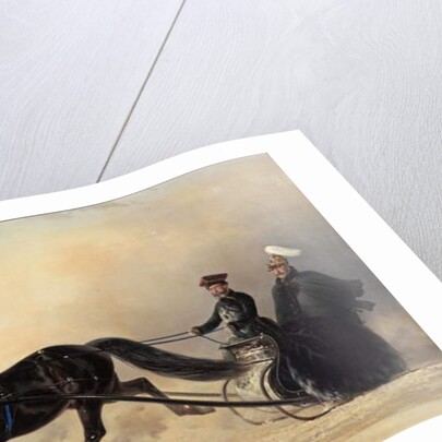 Emperor Nicholas I on a Winter Outing, 1853 by Nikolai Egorevich Sverchkov