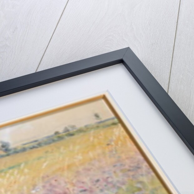 A Young Girl in a Field of Salvia, Oxeye Daisies and Meadow Foxtail by Konstantin Egorovich Makovsky