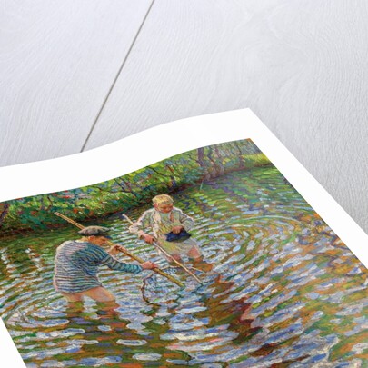 Young Boys Fishing for Crayfish, by Nikolai Petrovich Bogdanov-Belsky