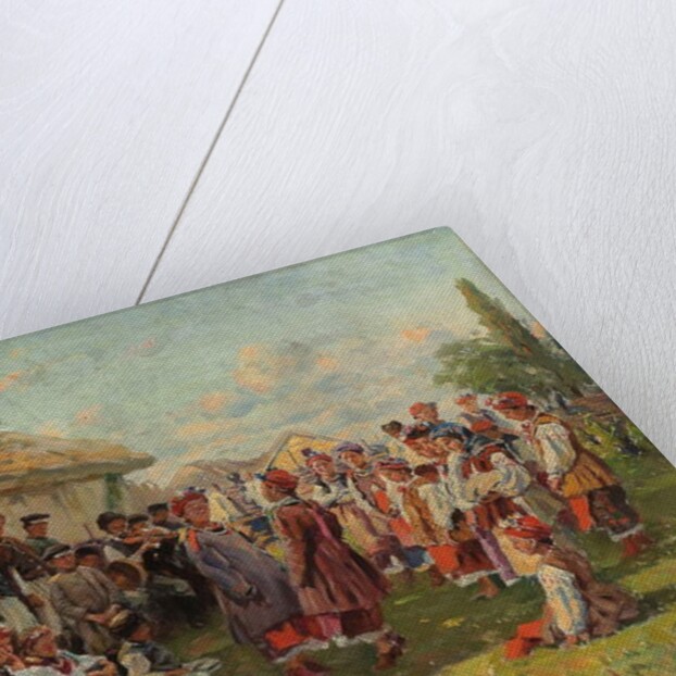 Festival in a Ukrainian Village, c. 1882-1917 by Vladimir Egorovic Makovsky