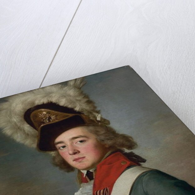 Portrait of Brigadier Valerian Aleksandrovich Zubov by Jean Louis Voille