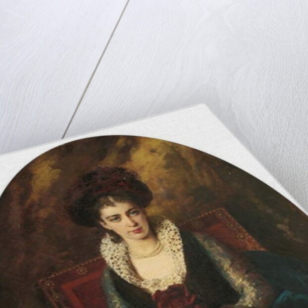 Portrait of the artist's wife, Maria Alekseevna Makovskaya, by Konstantin Egorovich Makovsky