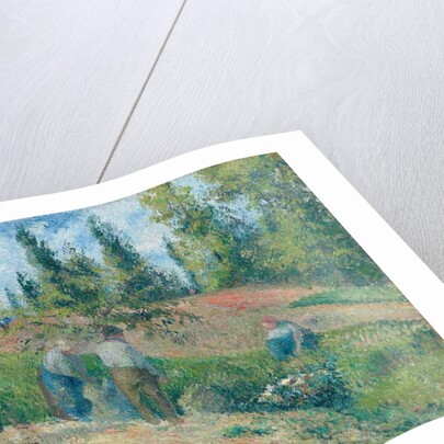 The Harvest, Pontoise, 1880 by Camille Pissarro