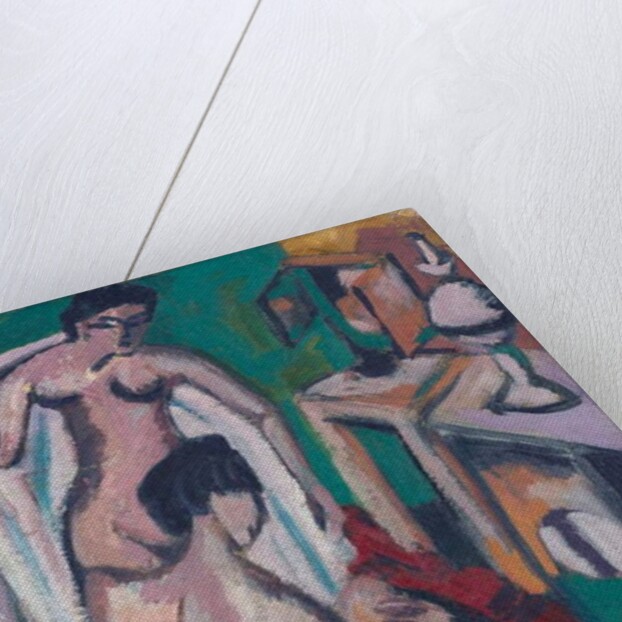 Two Nudes in a Shallow Tub, c. 1912/1913-1920 by Ernst Ludwig Kirchner