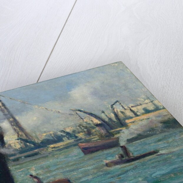 Rouen Port, by Maximilien Luce