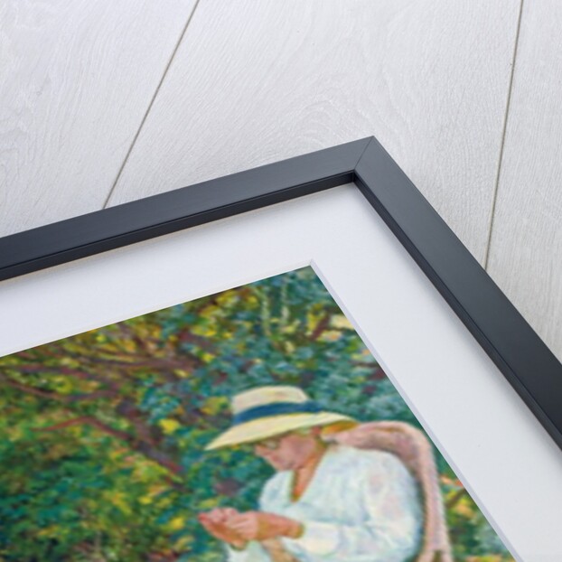 Maria and Elisabeth van Rysselberghe Knitting in the Garden, c.1912 by Theo van Rysselberghe