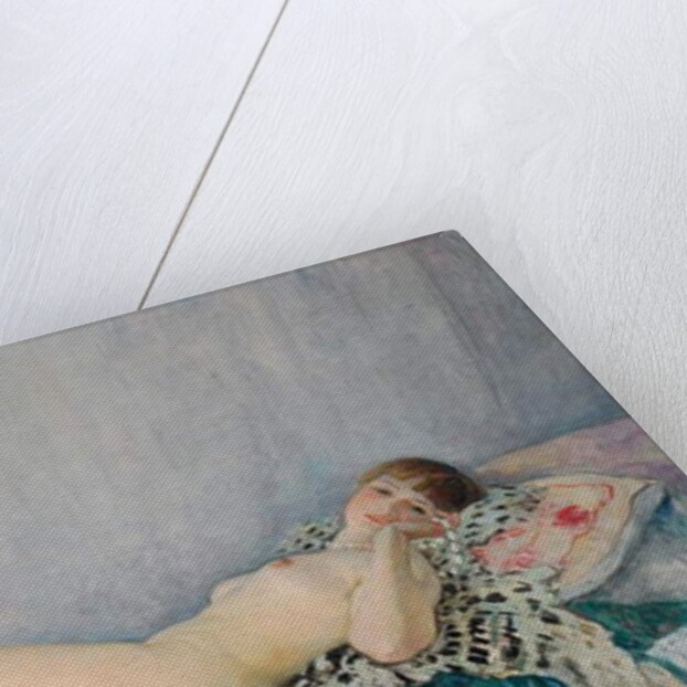 Nude on Leopard Skin, Le Cannet, 1926 by Henri Lebasque