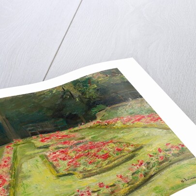 The Flower Terrace in the Wannsee Garden, 1921 by Max Liebermann