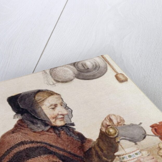 Grandmother with Coffee, 1904 by Albert Anker