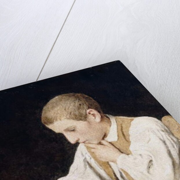 Writing Boy, 1902 by Albert Anker