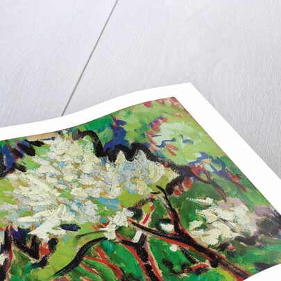 Flowering Trees IV; Bluhende Baume IV, 1909 by Ernst Ludwig Kirchner