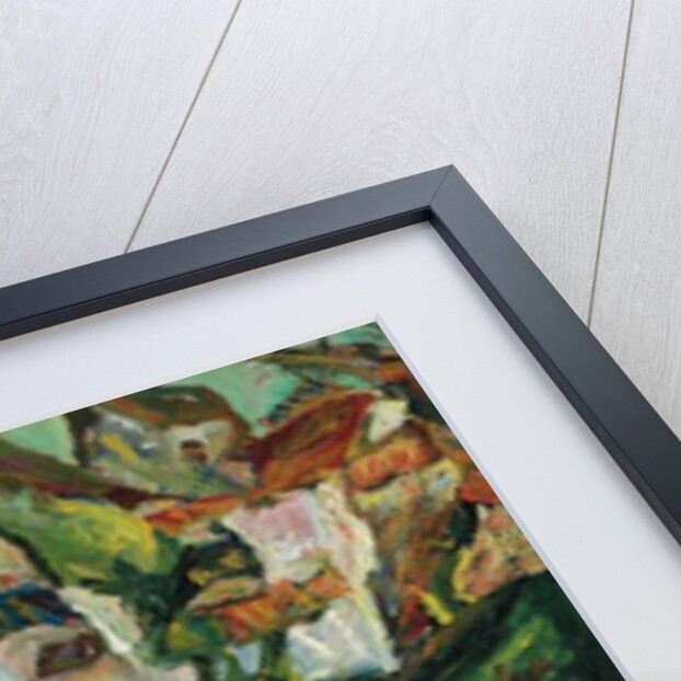 Houses with Pointed Roofs; Maisons aux Toits Pointus, c.1920-21 by Chaim Soutine