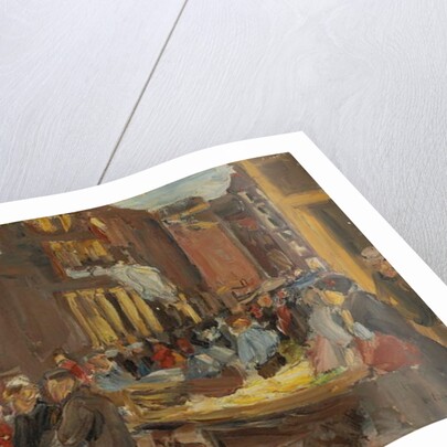 Jewish Quarter in Amsterdam; Judengasse in Amsterdam, Ecke Jodenbreestraat, 1905 by Max Liebermann