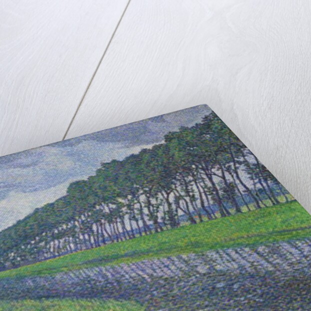 Canal in Flanders; Le canal en Flandre par temps triste, 1894 by Theo van Rysselberghe