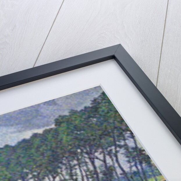 Canal in Flanders; Le canal en Flandre par temps triste, 1894 by Theo van Rysselberghe