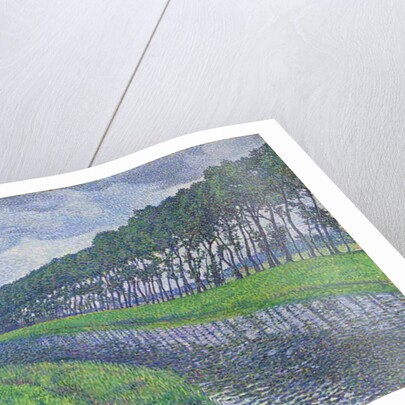 Canal in Flanders; Le canal en Flandre par temps triste, 1894 by Theo van Rysselberghe