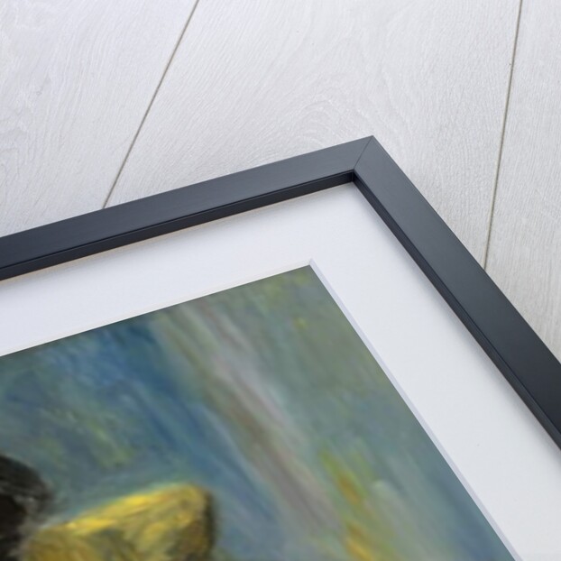 Young Woman with Black Hat; Jeune femme au chapeau noir, 1895 by Pierre Auguste Renoir