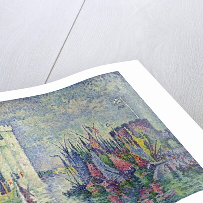 Rainbow at the Port of La Rochelle; Arc-en-ciel, La Rochelle, le Port, 1912 by Paul Signac