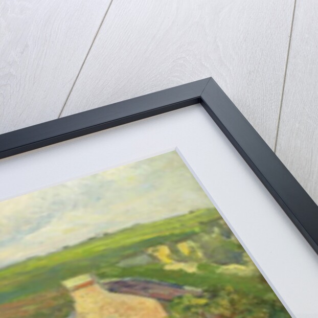 La Cote des Mathurins a l'Hermitage, Pontoise, 1876 by Camille Pissarro