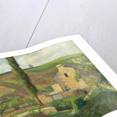 La Cote des Mathurins a l'Hermitage, Pontoise, 1876 by Camille Pissarro