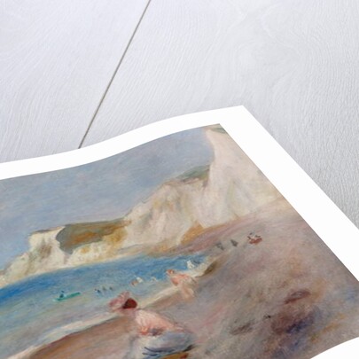 Varengeville Beach; La Plage de Varengeville, c. 1880 by Pierre Auguste Renoir